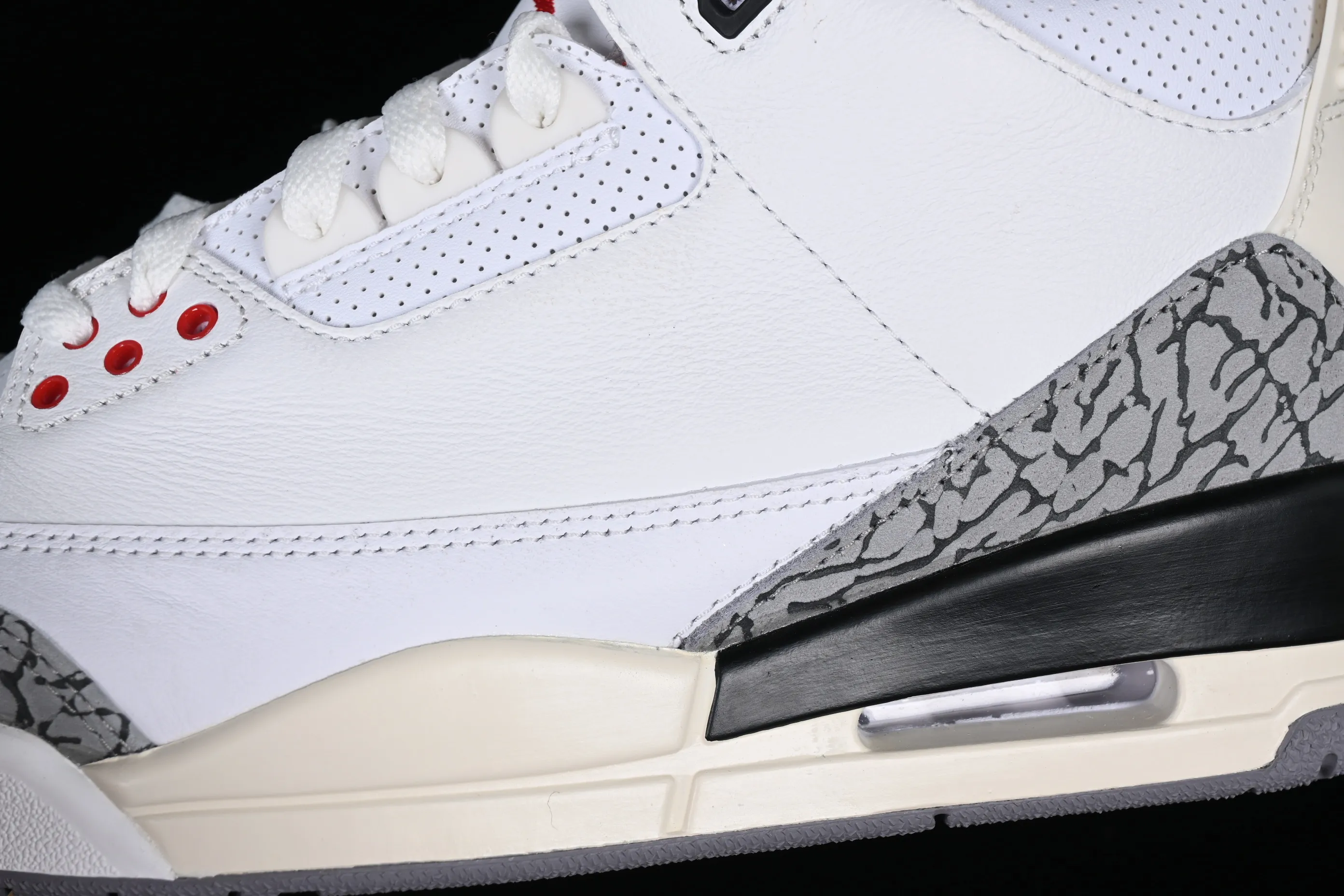 All categories Air Jordan Jordan series basketball shoes Air Jordan 3 foreign trade version Air Jordan 3 "White Cement Reimagined" AJ3 Joe 3 new white cement replica basketball shoes DN3707-100